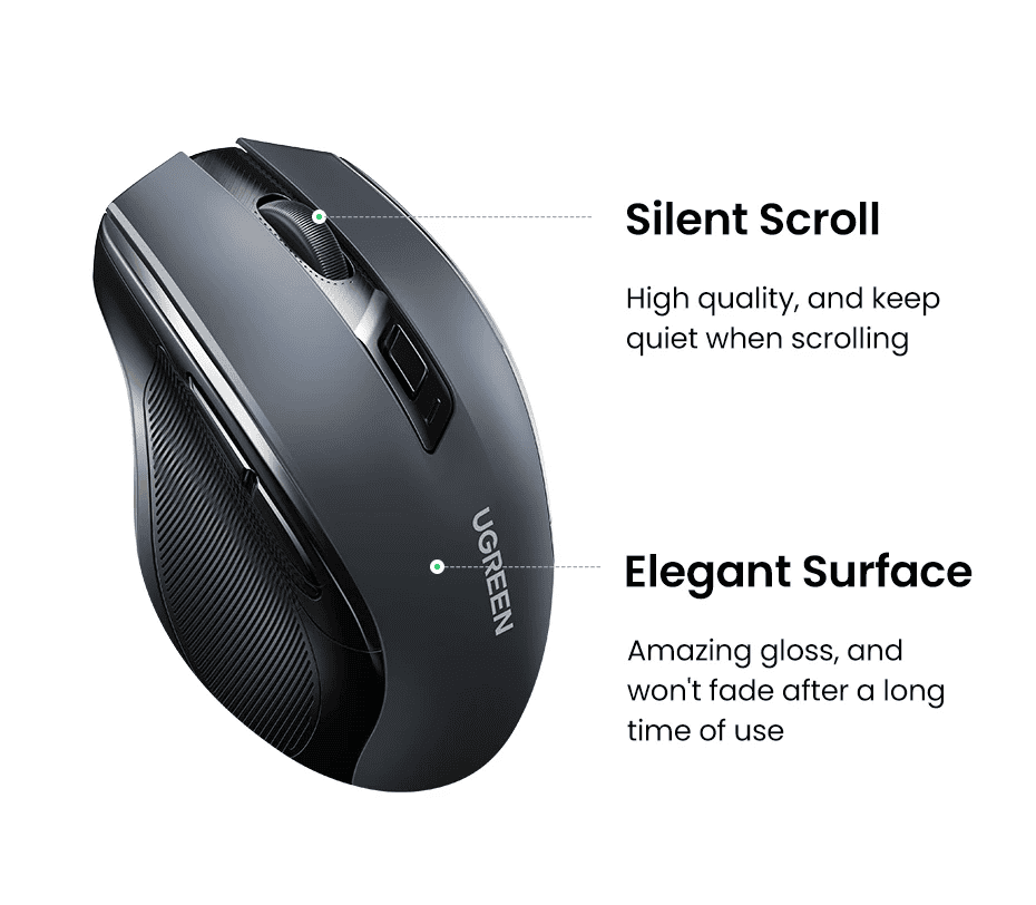 buy UGREEN Dual-Mode Wireless Ergonomic Mouse 4000DPI