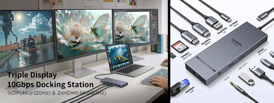 buy UGREEN Uno USB C HUB 6-in-1 USB 3.2 Gen 2 10Gbps