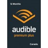 Audible Premium Plus Gift Membership- 12 Months(Canada)