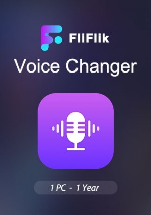 FliFlik Voice Changer - 1 PC/ 1 Year