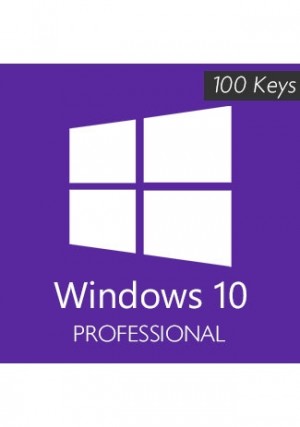 Windows 10 Professional- 100 Keys