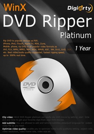 WinX DVD Ripper-  1 Year Subscription