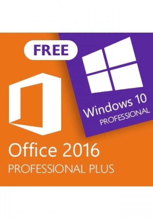 Microsoft Office 2016 Professional Plus (+Windows 10 Pro for free)