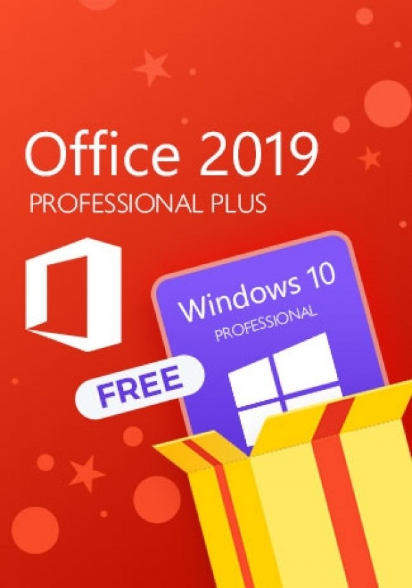 Microsoft Office 2019 Professional Plus (+Windows 10 Pro for free)