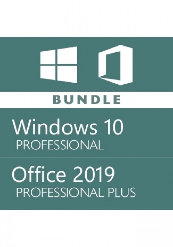 Windows 10 Professional  + Office 2019 Pro Plus - Bundle