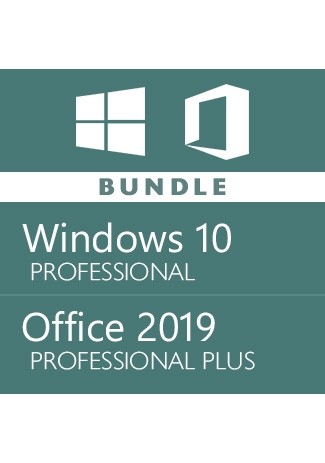 Windows 10 Pro + Office 2019 Pro Plus - Bundle