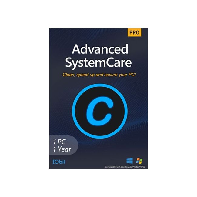 iObit Advanced SystemCare 18 Pro - 1 PC 1 Year