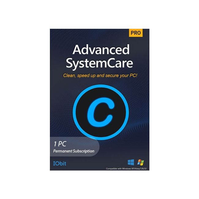 iObit Advanced SystemCare 18 Pro - 1 PC (Permanent Subscription)