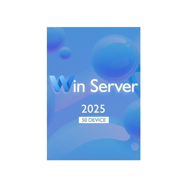 Win Server 2025 Remote Desktop - 50 Device CALs Certificate