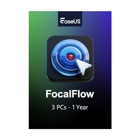 EaseUS FocalFlow - 3 PCs/ 1 Year