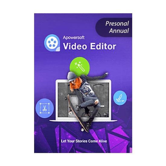 Apowersoft Video Eidtor - Personal Edition (Annual)