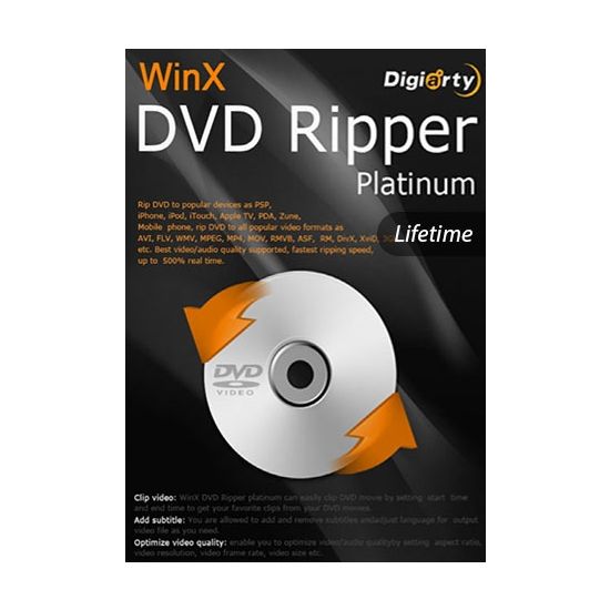 WinX DVD Ripper-  Lifetime Key